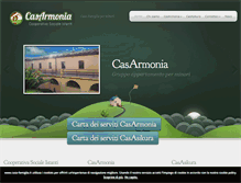 Tablet Screenshot of casa-famiglia.it